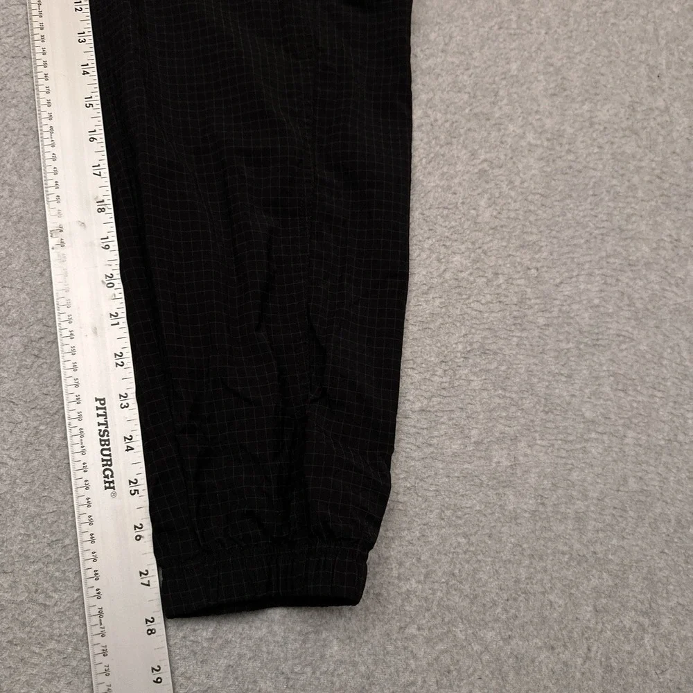 Fabletics Ripstop Cargo Joggers Womens Medium Black Windowpane Check Lightweight - Picture 5 of 8